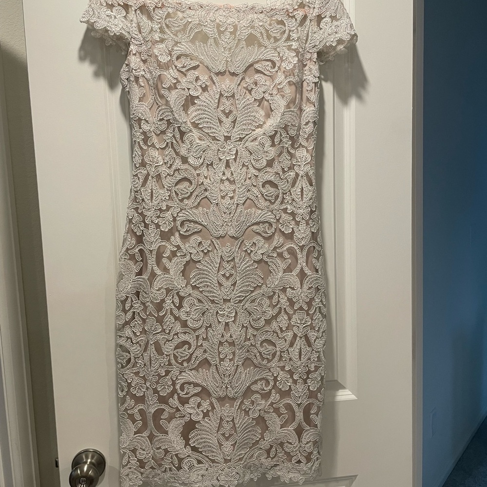 Elegant Lace Fabric dress-Never worn-NWOT